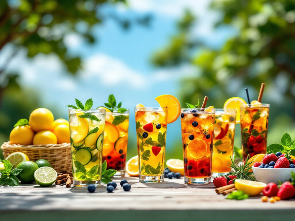 Ras-le-bol du citron-menthe ? 7 Idées pour réinventer votre thé glacé bio