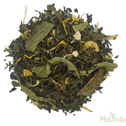 Thé Vert Thé vert Mandarine Verveine Bio Malindo