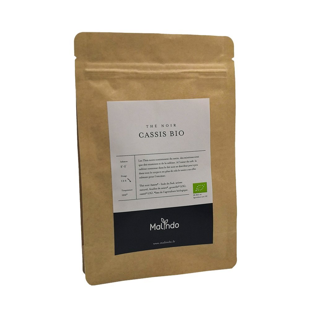 Thé Noir Thé noir Cassis Bio Malindo