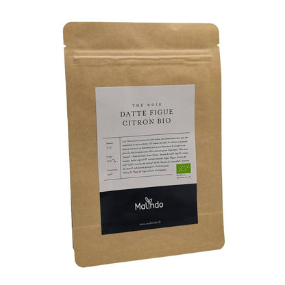 Thé Noir Thé noir Datte Figue Citron Bio Malindo