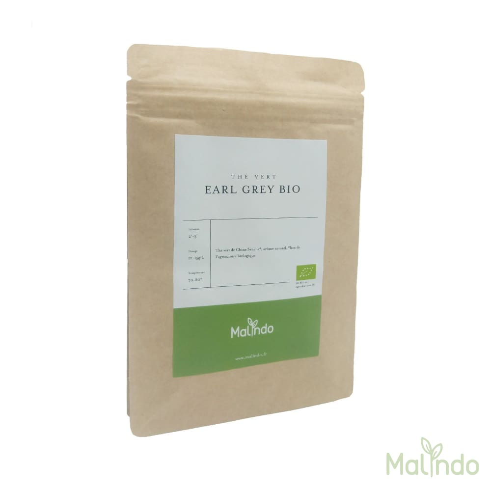 Thé Vert Earl Grey Bio Malindo