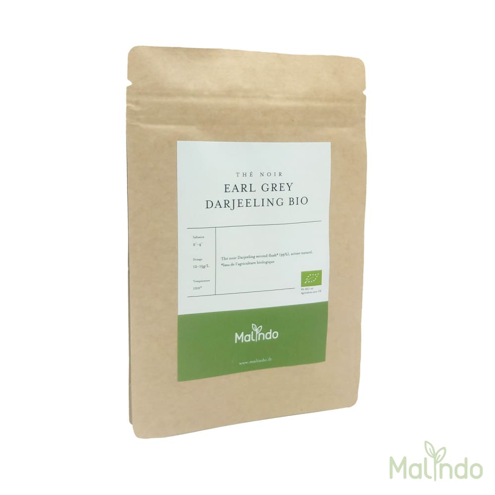 Thé Noir Thé noir Earl Grey Darjeeling Bio Malindo