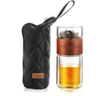 Nos Accessoires Infuseur à thé en Verre double paroi - Malindo