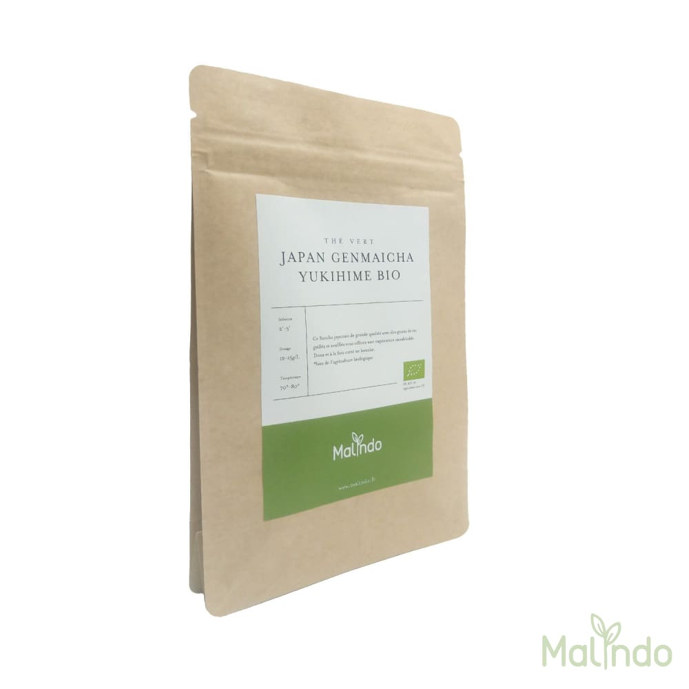 Thé Vert Japan Genmaicha Yukihime BIO Malindo