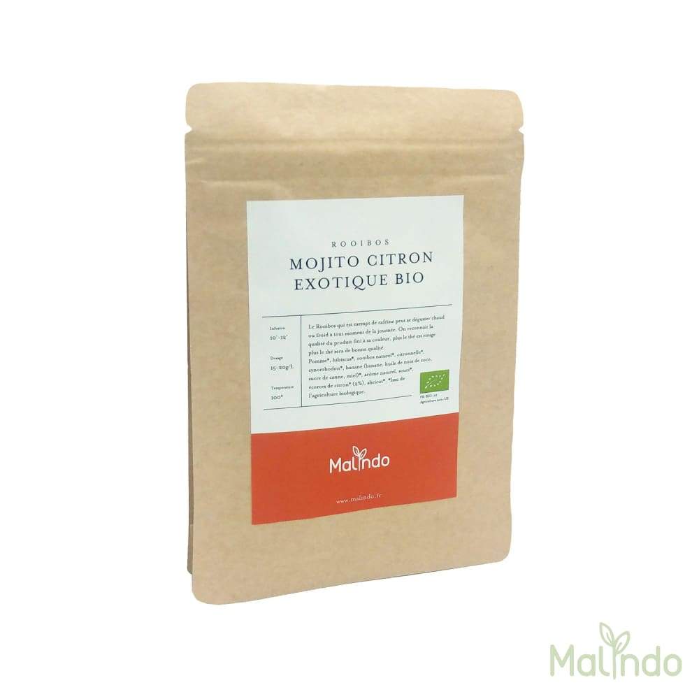 Thé glacé Rooibos Mojito Citron Exotique Bio Malindo