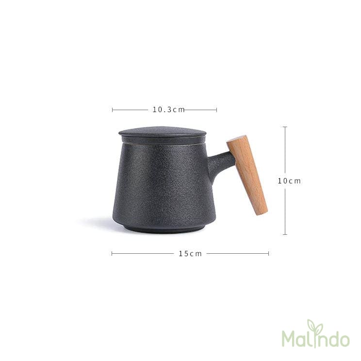 Nos Accessoires Mug à thé en Céramique et son infuseur à Thé Malindo