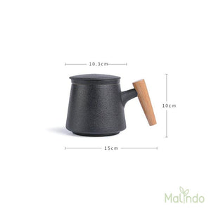 Nos Accessoires Mug à thé en Céramique et son infuseur à Thé Malindo