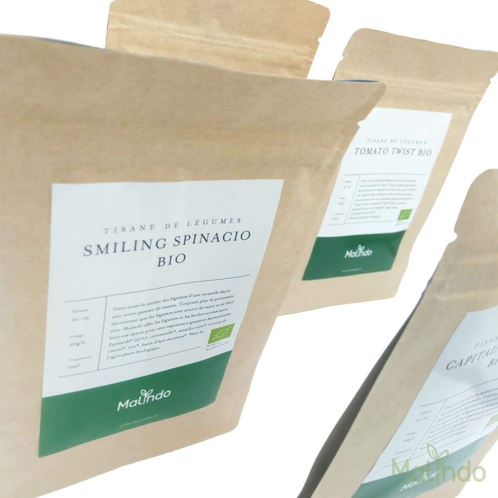 Tisanes de Légumes Pack Vegan - 100% Légumes - Malindo